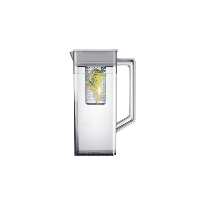 SAMSUNG RH69B8920S9/EG RS8000, Side-by-Side(edelstahl/silber, Food Showcase Tür, Beverage Center, Festwasseranschluss)