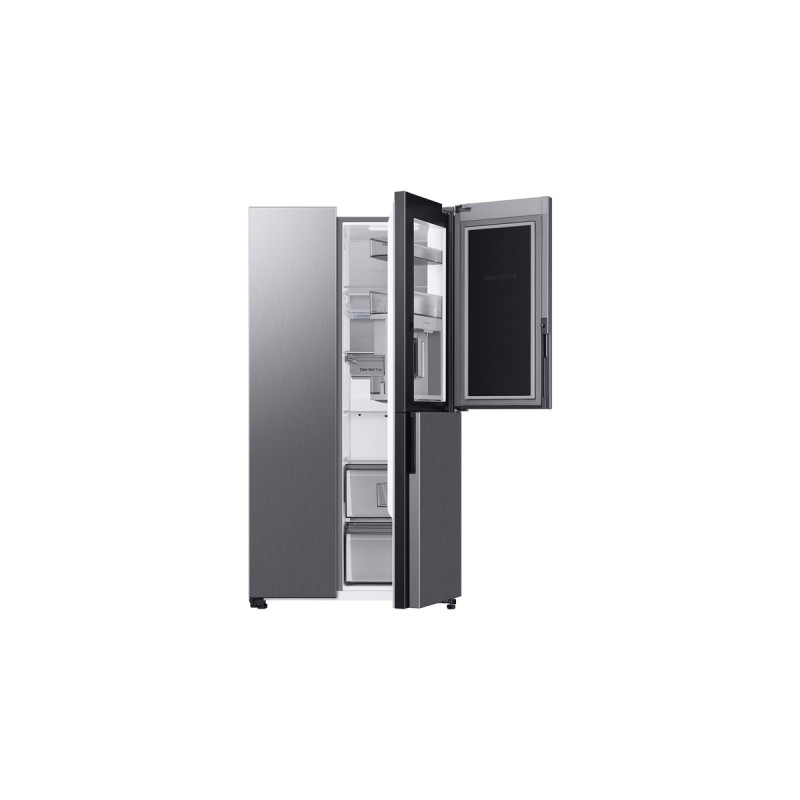 SAMSUNG RH6ACG805DS9EG, Side-by-Side(edelstahl, Food Showcase Tür, AI Energy Mode, Smart Conversion, Wassertank)
