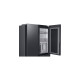 SAMSUNG RH6ACG892DB1EG, Side-by-Side(edelstahl (dunkel), Food Showcase Tür, AI Energy Mode, Smart Conversion, Festwasseranschluss)