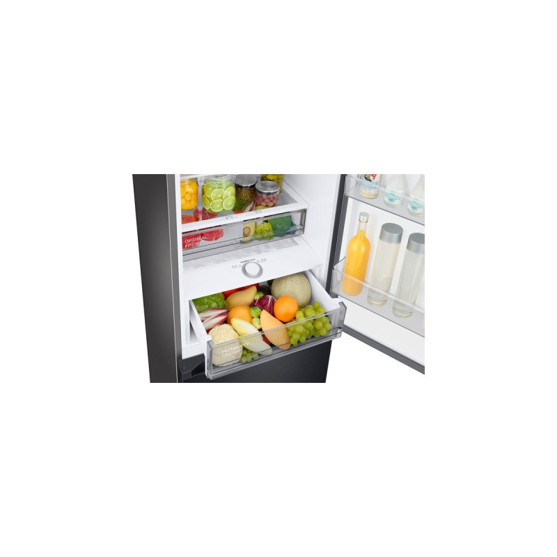 SAMSUNG RL38C7B5BB1/EG Bespoke, Kühl-/Gefrierkombination(edelstahl (dunkel), AI Energy Mode, Metal Cooling, Cool Select+)