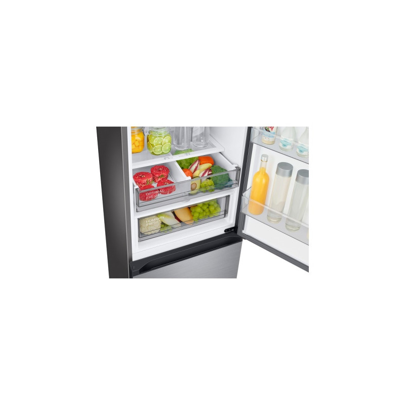 SAMSUNG RL38C7B6BS9/EG Bespoke, Kühl-/Gefrierkombination(edelstahl, AI Energy Mode, Metal Cooling, Cool Select+)