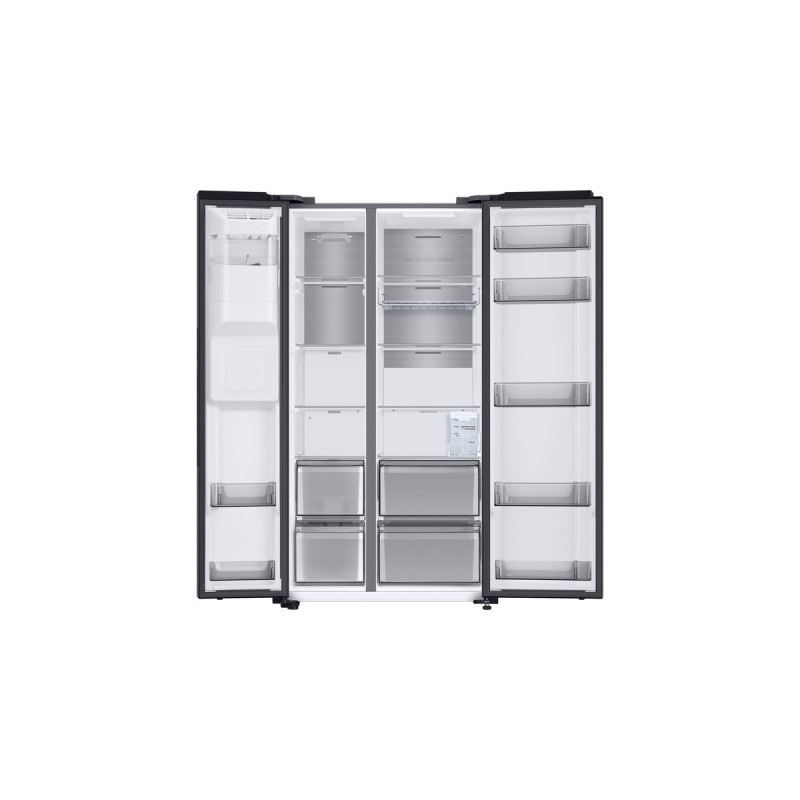 SAMSUNG RS6GA854CB1/EG, Side-by-Side(edelstahl (dunkel)/silber)