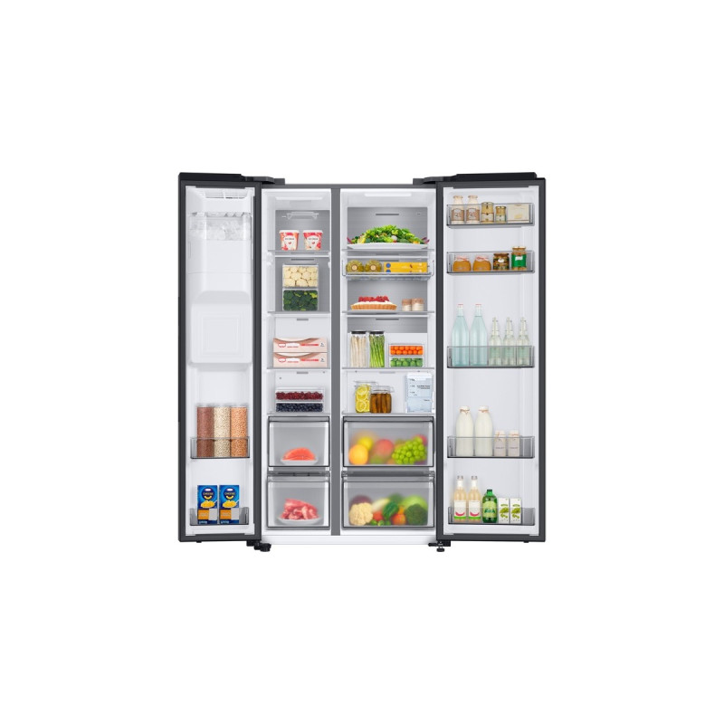 SAMSUNG RS6GA854CB1/EG, Side-by-Side(edelstahl (dunkel)/silber)