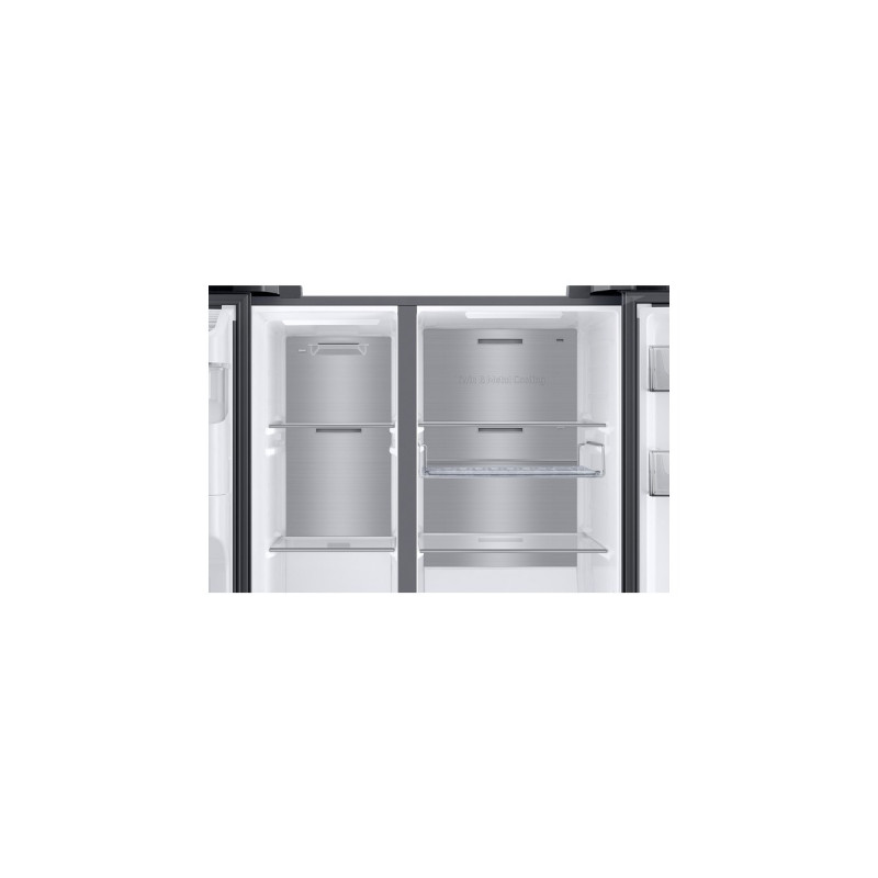 SAMSUNG RS6GA854CB1/EG, Side-by-Side(edelstahl (dunkel)/silber)