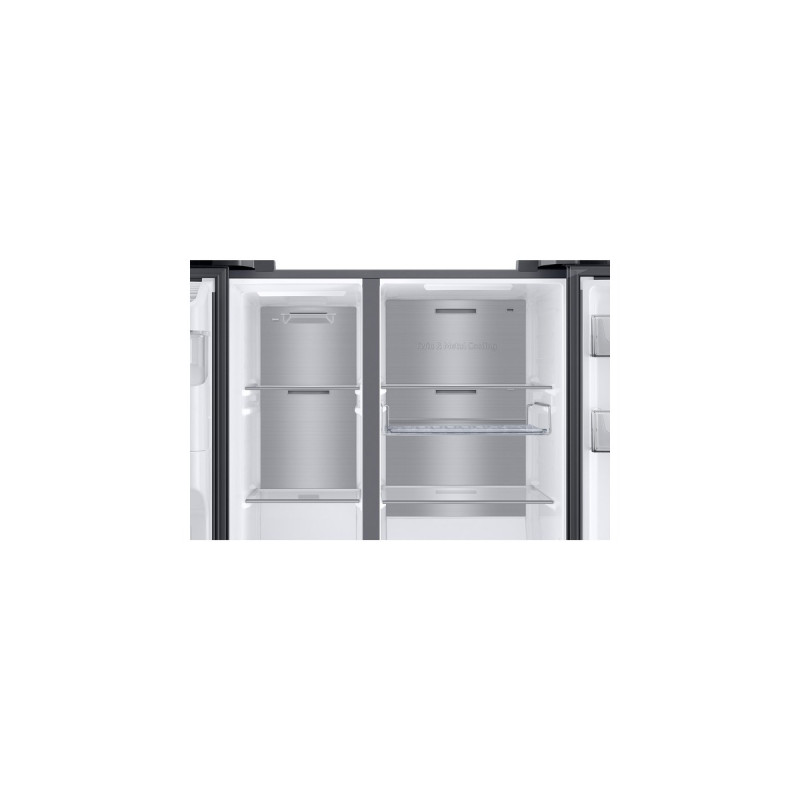 SAMSUNG RS6GA884CB1/EG, Side-by-Side(edelstahl (dunkel)/silber)