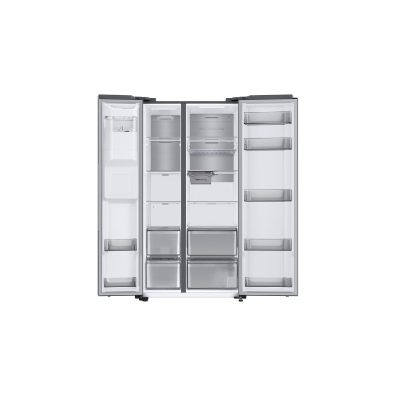 SAMSUNG RS6GCG885DS9EG, Side-by-Side(edelstahl, AI Energy Mode, Metal Cooling, Festwasseranschluss)