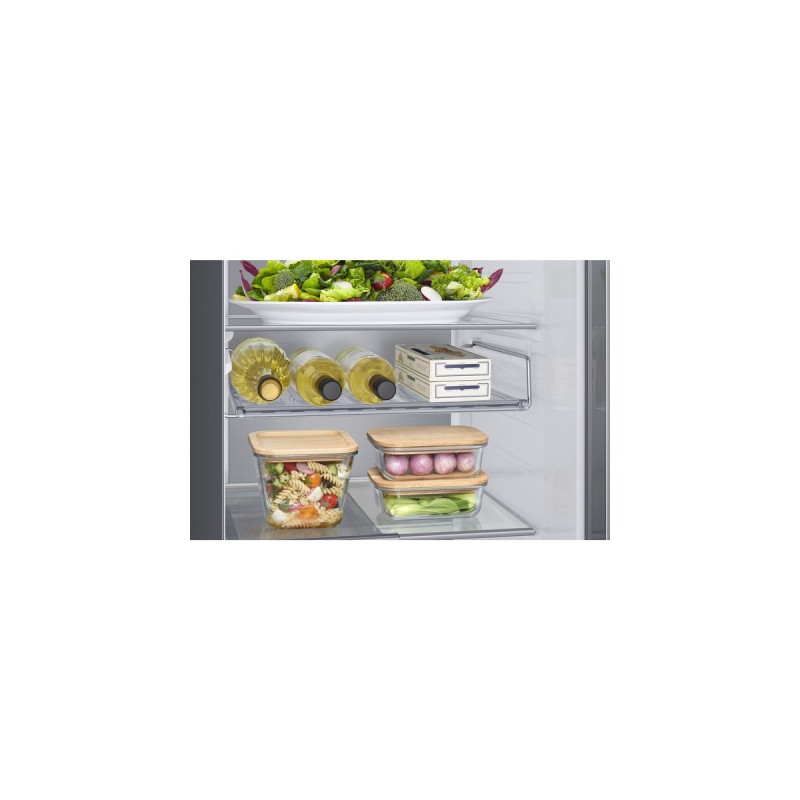 SAMSUNG RS6GCG885DS9EG, Side-by-Side(edelstahl, AI Energy Mode, Metal Cooling, Festwasseranschluss)