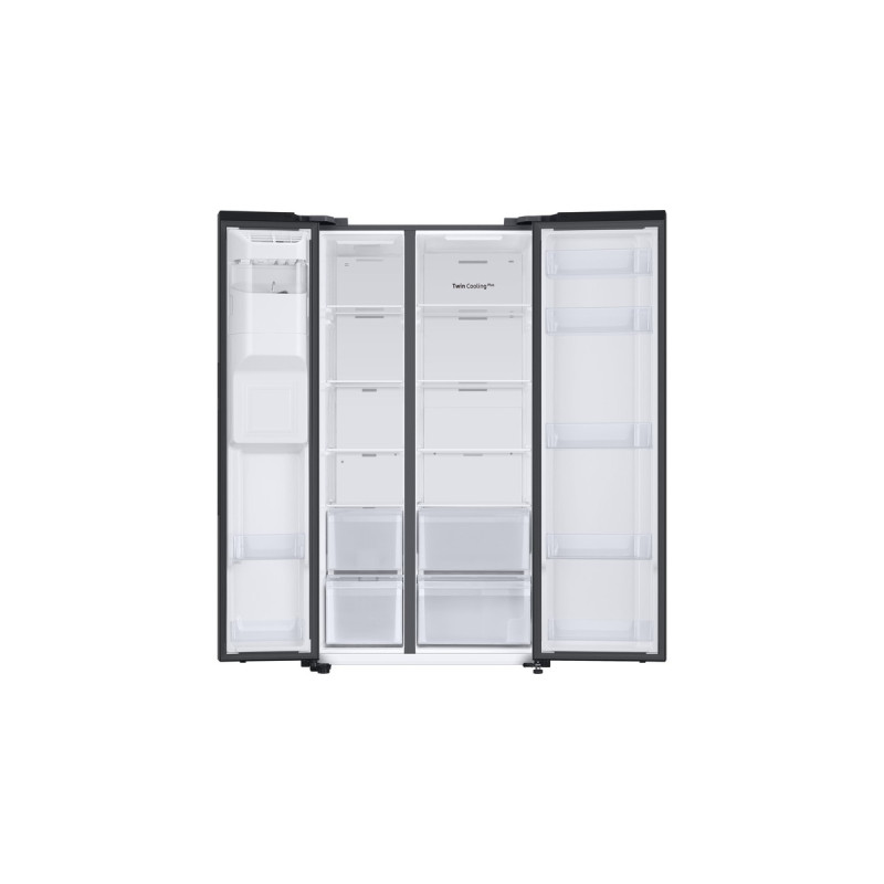 SAMSUNG RS6JA8811B1/EG RS8000, Side-by-Side(edelstahl (dunkel)/schwarz)