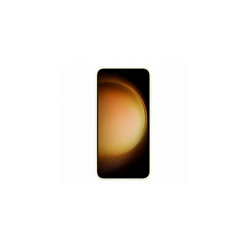 SAMSUNG Silicone Case, Schutzhülle(creme, Samsung Galaxy S23+)