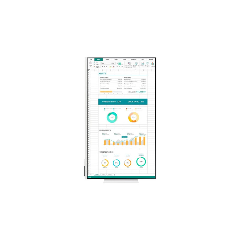 SAMSUNG Smart Monitor M80C S32CM801UU, LED-Monitor(80 cm (32 Zoll), weiß, UltraHD/4K, VA, WLAN, Bluetooth)