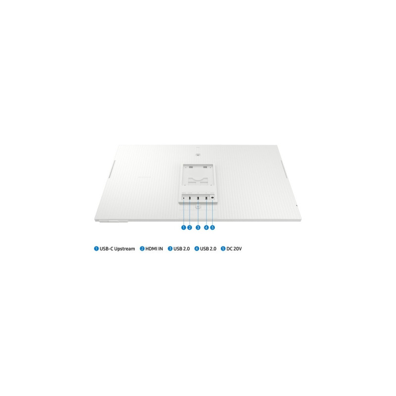 SAMSUNG Smart Monitor M80C S32CM801UU, LED-Monitor(80 cm (32 Zoll), weiß, UltraHD/4K, VA, WLAN, Bluetooth)