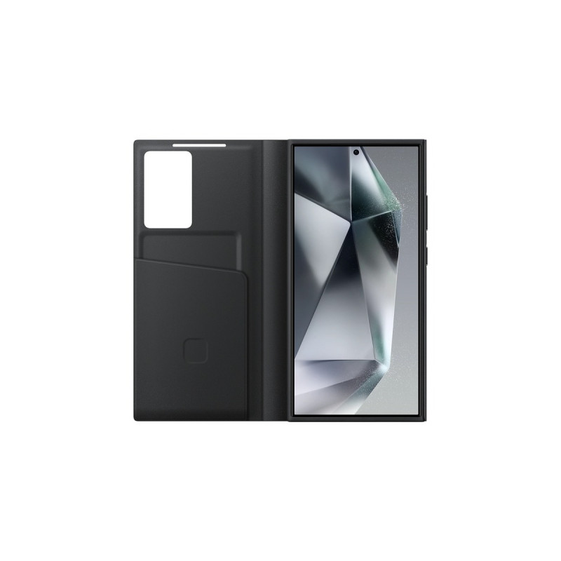 SAMSUNG Smart View Wallet Case, Handyhülle(schwarz, Samsung Galaxy S24 Ultra)