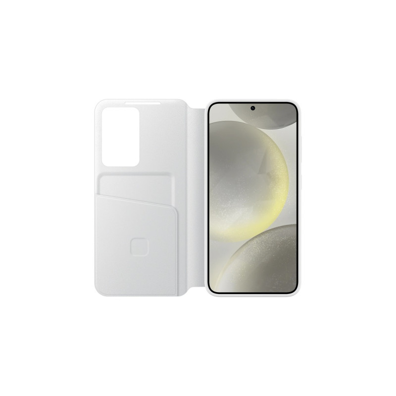 SAMSUNG Smart View Wallet Case, Handyhülle(weiß, Samsung Galaxy S24)