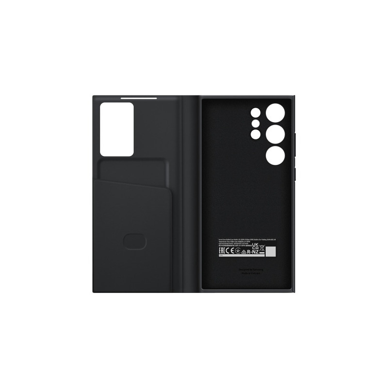SAMSUNG Smart View Wallet Case, Handyhülle(schwarz, Samsung Galaxy S23 Ultra)