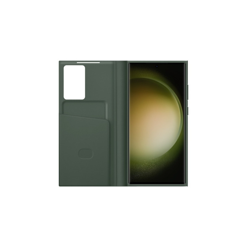 SAMSUNG Smart View Wallet Case, Handyhülle(grün, Samsung Galaxy S23 Ultra)