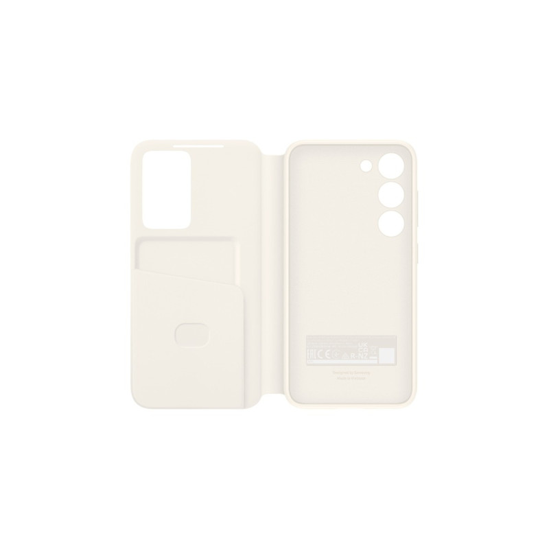 SAMSUNG Smart View Wallet Case, Handyhülle(creme, Samsung Galaxy S23)