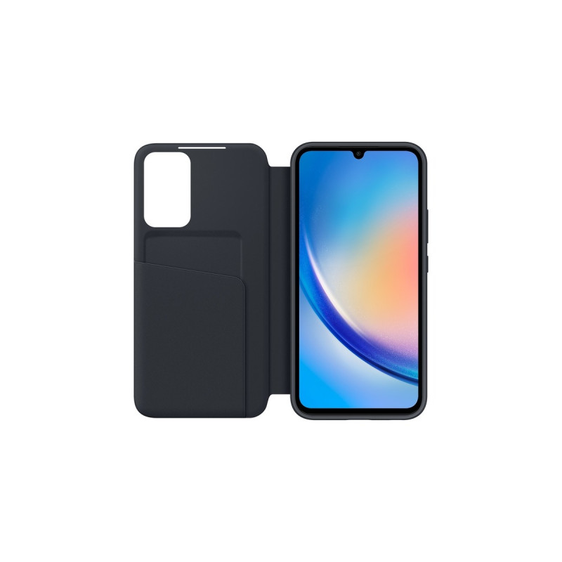 SAMSUNG Smart View Wallet Case, Handyhülle(schwarz, Samsung Galaxy A34 5G)