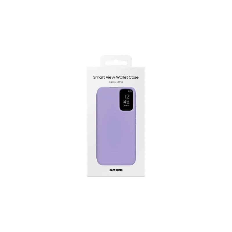 SAMSUNG Smart View Wallet Case, Handyhülle(blau, Samsung Galaxy A34 5G)