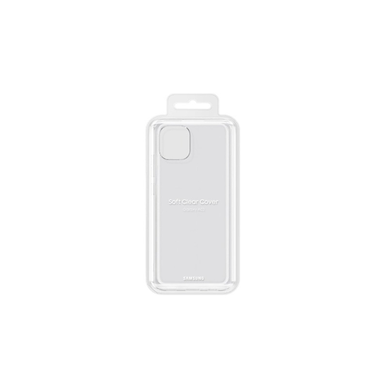 SAMSUNG Soft Clear Cover, Handyhülle(transparent, Samsung Galaxy A03)