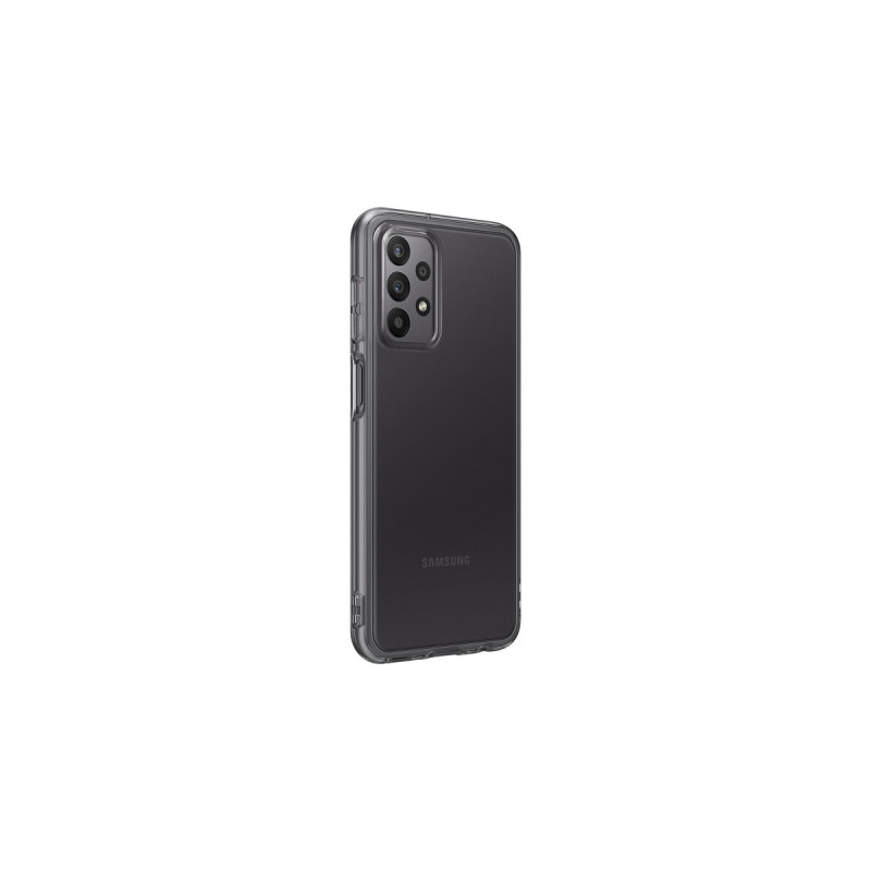 SAMSUNG Soft Clear Cover, Handyhülle(schwarz, Samsung Galaxy A23 5G)
