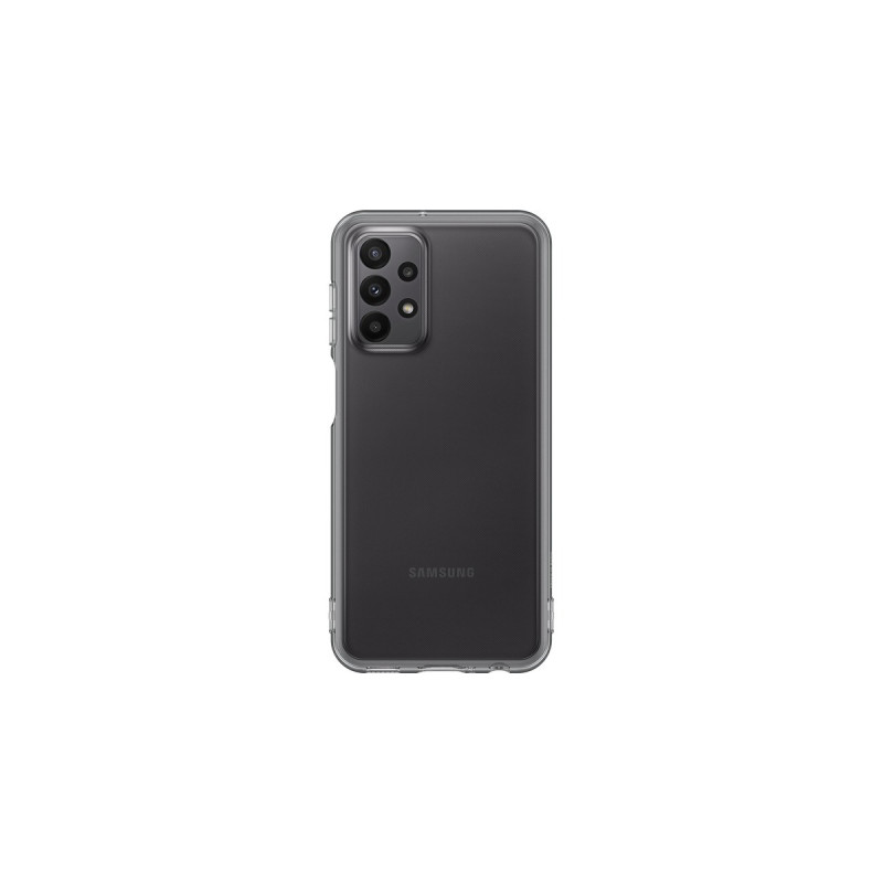SAMSUNG Soft Clear Cover, Handyhülle(schwarz, Samsung Galaxy A23 5G)
