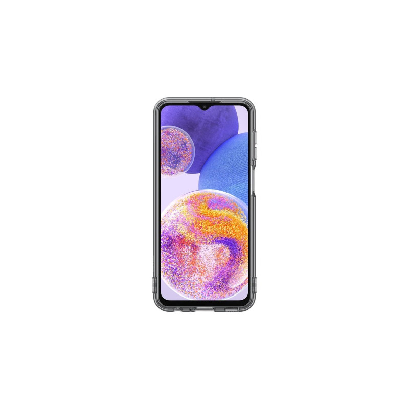 SAMSUNG Soft Clear Cover, Handyhülle(schwarz, Samsung Galaxy A23 5G)