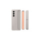 SAMSUNG Standing Case with Strap, Handyhülle(beige, Samsung Galaxy Z Fold5)