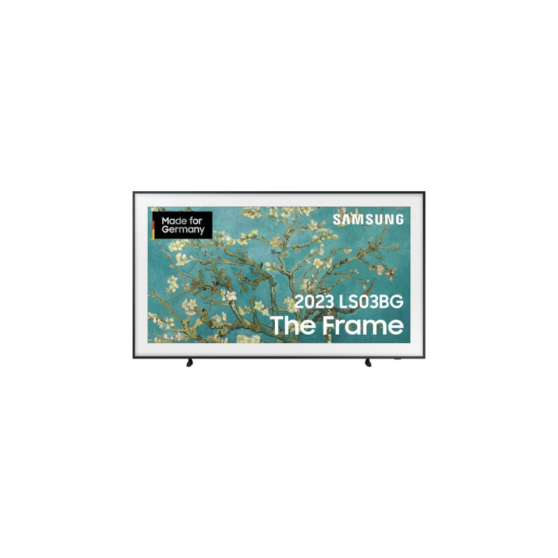 SAMSUNG The Frame GQ-75LS03BG, QLED-Fernseher(189 cm (75 Zoll), schwarz, UltraHD/4K, HDR 10+, SmartTV, HD+, 100Hz Panel)