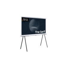 SAMSUNG The Serif GQ-43LS01BG, QLED-Fernseher(108 cm (43 Zoll), weiß/schwarz, UltraHD/4K, SmartTV, WLAN, Bluetooth, HDR10+)