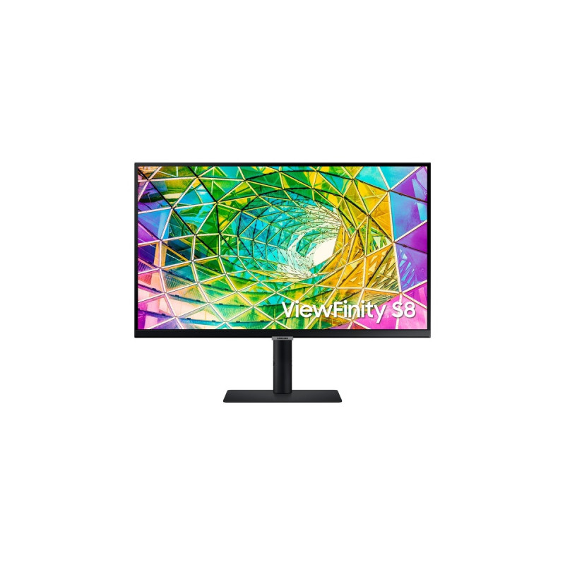 SAMSUNG ViewFinity S8 S27A800NMP, LED-Monitor(69 cm (27 Zoll), schwarz, UltraHD/4K, USB-A, IPS)