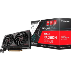 SAPPHIRE Radeon RX 6600 Pulse Gaming, Grafikkarte(RDNA 2, GDDR6, 3x DisplayPort, 1x HDMI 2.1)