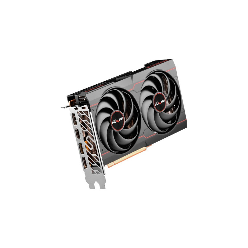 SAPPHIRE Radeon RX 6600 Pulse Gaming, Grafikkarte(RDNA 2, GDDR6, 3x DisplayPort, 1x HDMI 2.1)