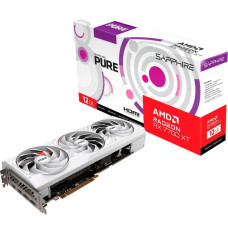 SAPPHIRE Radeon RX 7700 XT PURE GAMING OC, Grafikkarte(weiß, RDNA 3, GDDR6, 2x DisplayPort, 2x HDMI 2.1)