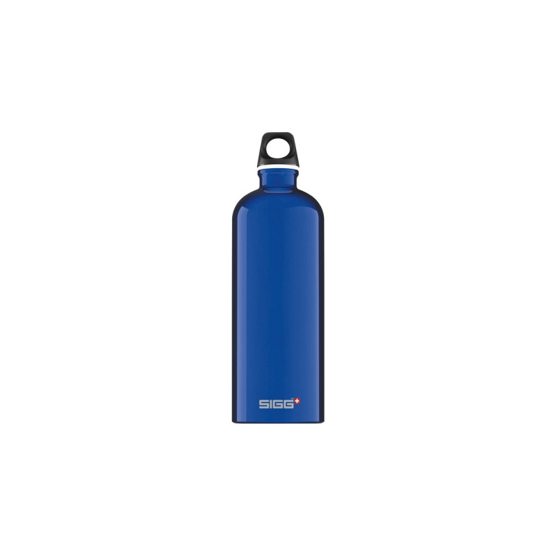 SIGG Alu Traveller 1 Liter, Trinkflasche(blau)