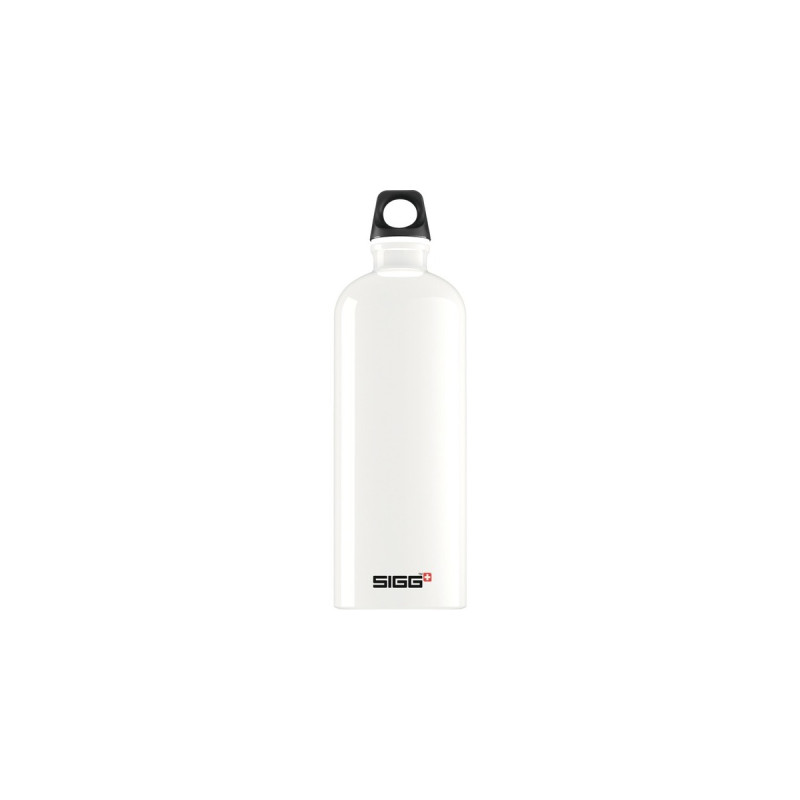 SIGG Alu Traveller 1 Liter, Trinkflasche(weiß)