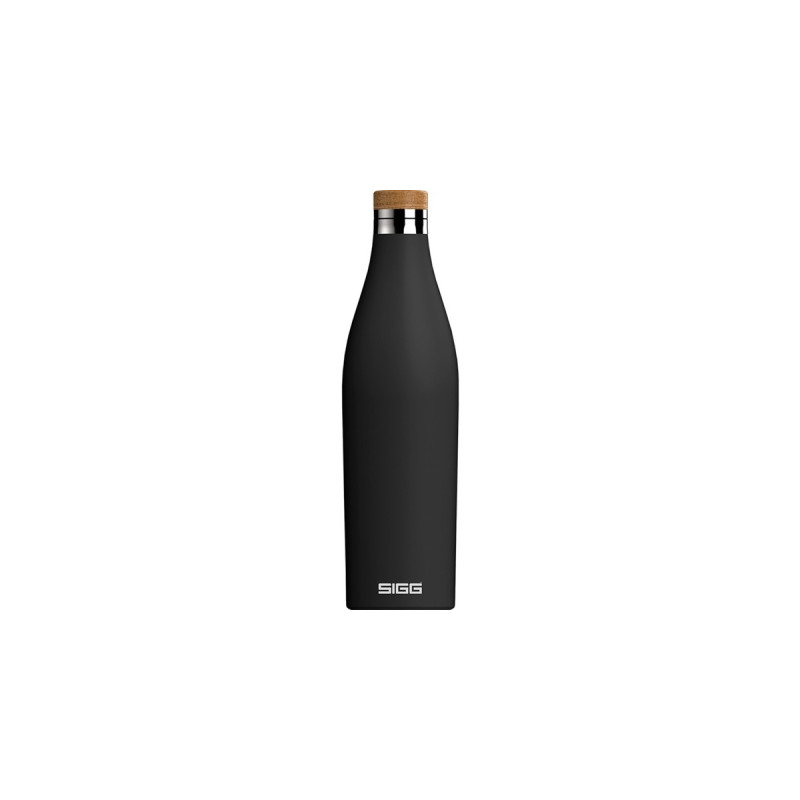 SIGG Trinkflasche Meridian Black 0,7L, Thermosflasche(schwarz)