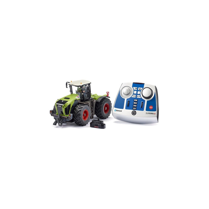 SIKU CONTROL32 Claas Xerion 5000 TRAC VC mit Bluetooth-Fernsteuermodul, RC(grün, 1:32)