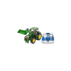 SIKU CONTROL32 John Deere 7310R mit Frontlader und Bluetooth-Fernsteuermodul, RC(grün, 1:32)