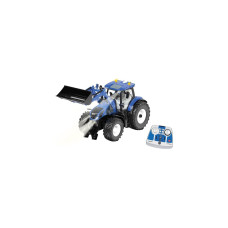 SIKU CONTROL32 New Holland T7.315 mit Frontlader und Bluetooth-Fernsteuermodul, RC(blau/schwarz, 1:32)