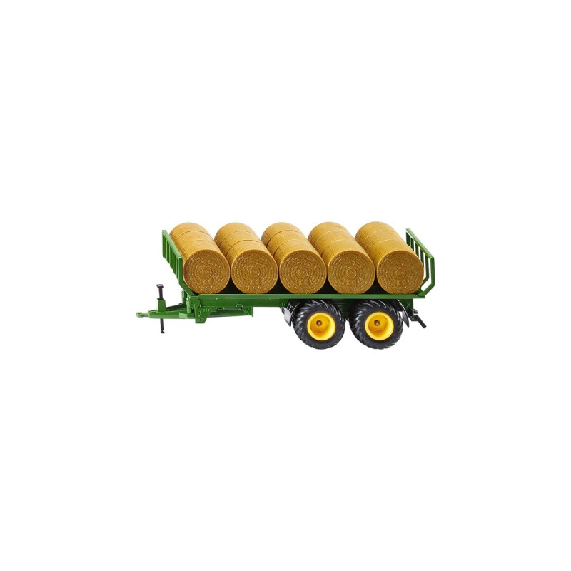 SIKU FARMER Rundballenahänger, Modellfahrzeug(grün/goldgelb)