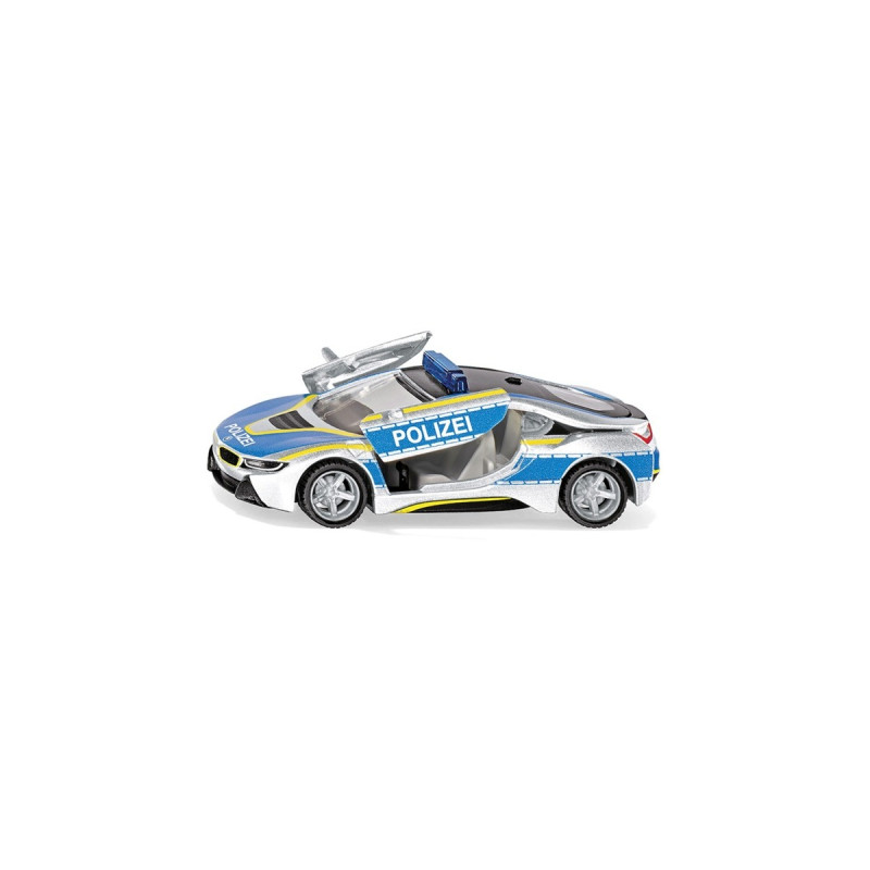 SIKU SUPER BMW i8 Polizei, Modellfahrzeug(silber/blau)