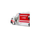 SIKU SUPER Mercedes-Benz Sprinter Miesen Typ C Rettungswagen, Modellfahrzeug(rot/weiß)