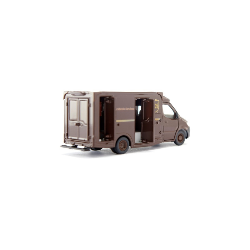 SIKU SUPER Mercedes-Benz Sprinter UPS, Modellfahrzeug(braun/gelb)