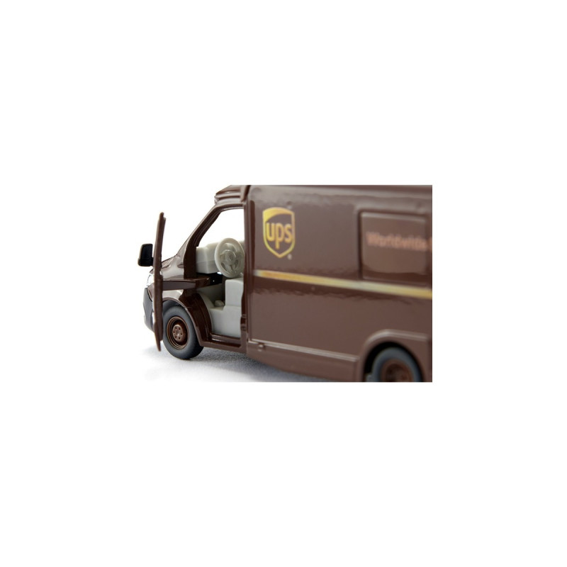 SIKU SUPER Mercedes-Benz Sprinter UPS, Modellfahrzeug(braun/gelb)
