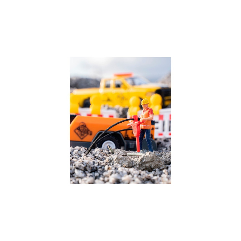 SIKU SUPER RAM 1500 mit Kompressoranhänger, Modellfahrzeug