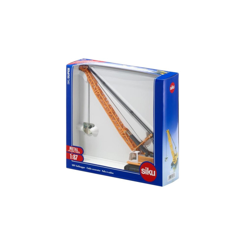 SIKU SUPER Seilbagger, Modellfahrzeug(orange/weiß)