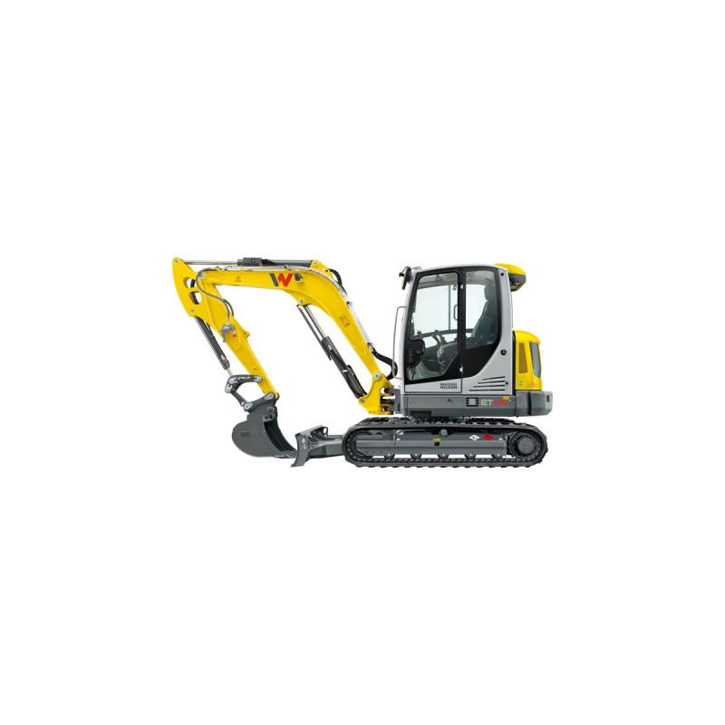 SIKU SUPER Wacker Neuson ET65 Kettenbagger, Modellfahrzeug(gelb/grau)