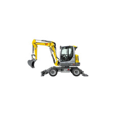 SIKU SUPER Wacker Neuson EW65 Mobilbagger, Modellfahrzeug(gelb/grau)