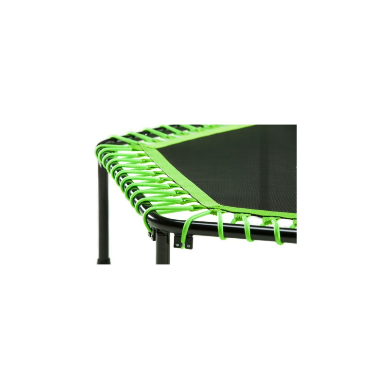 Salta Fitness Trampolin, Fitnessgerät(schwarz/grün, sechseckig, 140 cm)