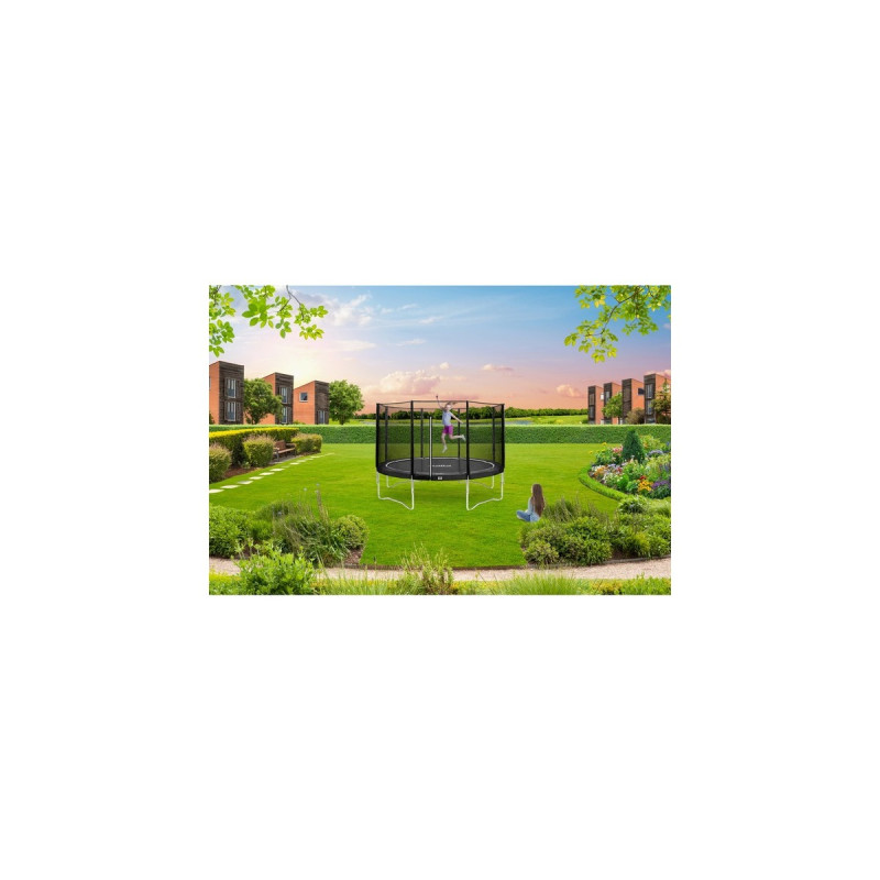 Salta Trampolin Combo, Fitnessgerät(schwarz, rund, 366 cm)